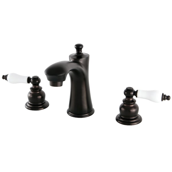 Kingston Brass 8" Widespread Bathroom Faucet, Oil Rubbed Bronze KB7965PL - main